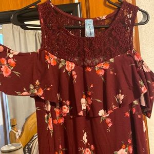 Size medium  floral top